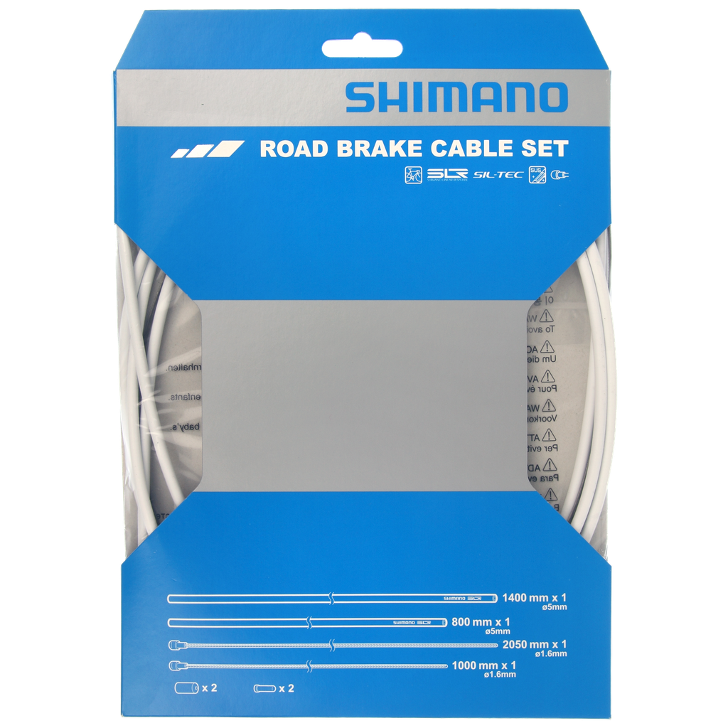 Cables y fundas SHIMANO frenos DURA ACE white set