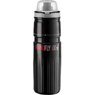 Caramañola ELITE NANOFLY black/red-white c/tapa 500ml