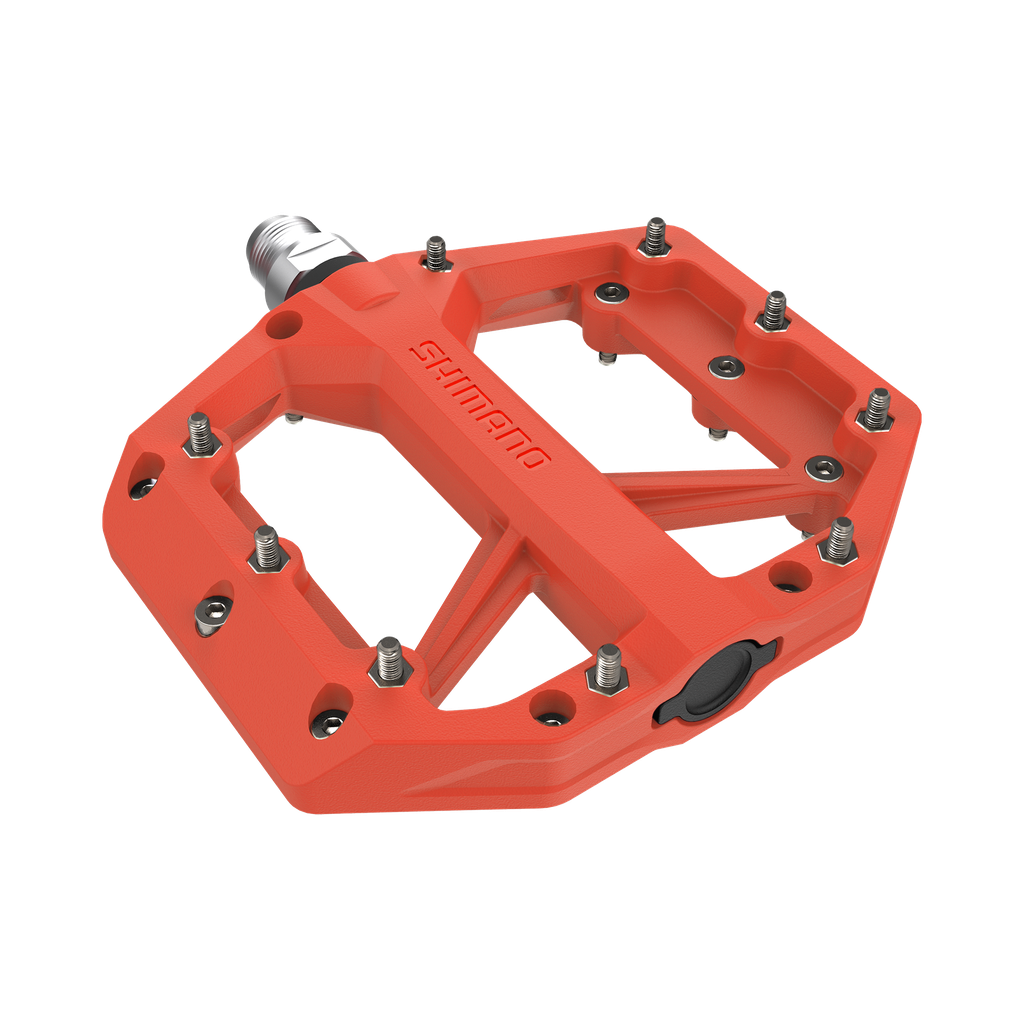 Pedal SHIMANO MTB PD-GR400 flat red caja SP