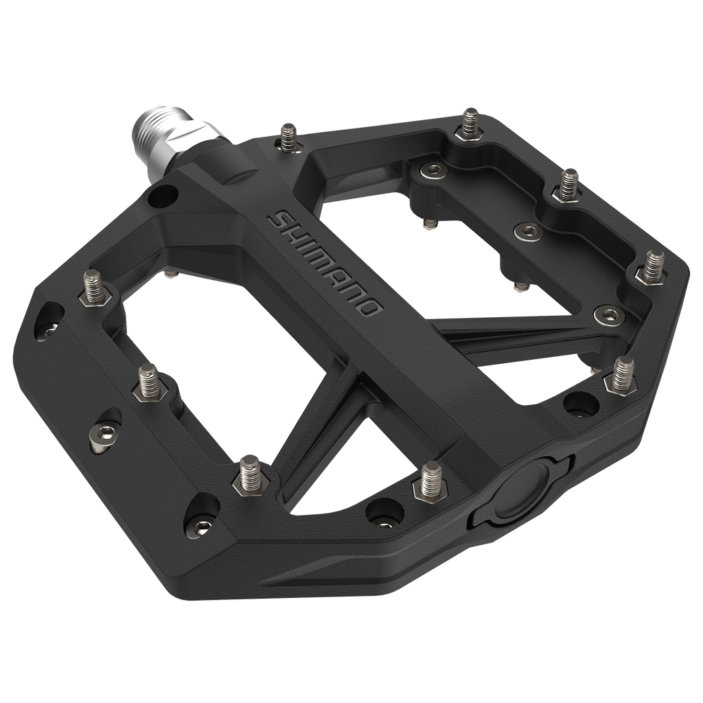 Pedal SHIMANO MTB PD-GR400 flat black caja SP