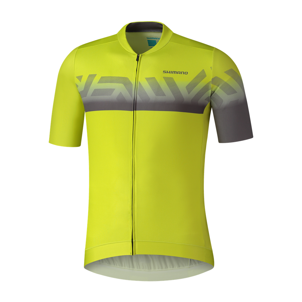 Jersey SHIMANO KITA ZIP Hombre m/corta M Yellow