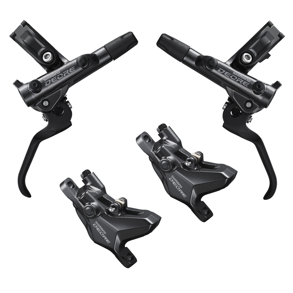 Freno disc SHIMANO DEORE hidr M6100 mord/cab/magt set 2 pistones