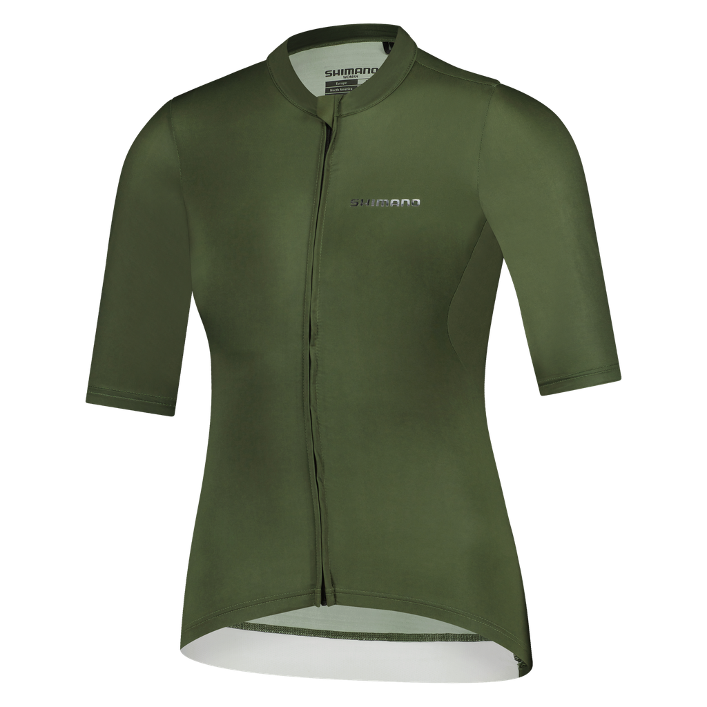 Jersey SHIMANO SAKURA Dama m/corta S Khaki