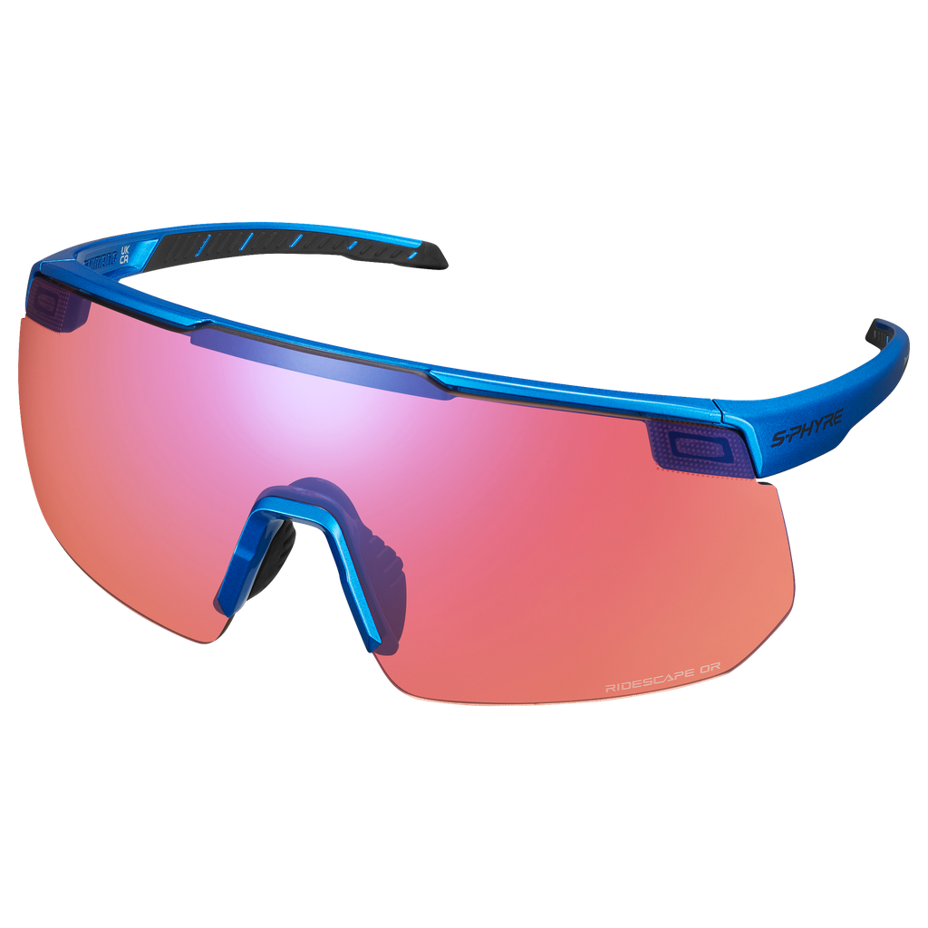 Gafas SHIMANO S-PHYRE CE-SPHR2OR Metallic Blue RIDESCAPE OFF-ROAD rep. Lente RS Claudy ECESPHR2ORB03