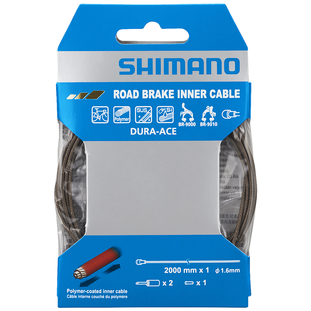 Cable SHIMANO freno Ruta 1.6x 2000mm polimero Advanced JP