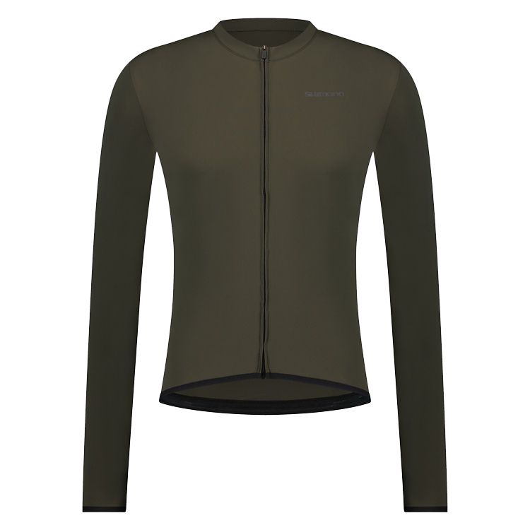 Jersey SHIMANO FUTURO Hombre m/larga M Green