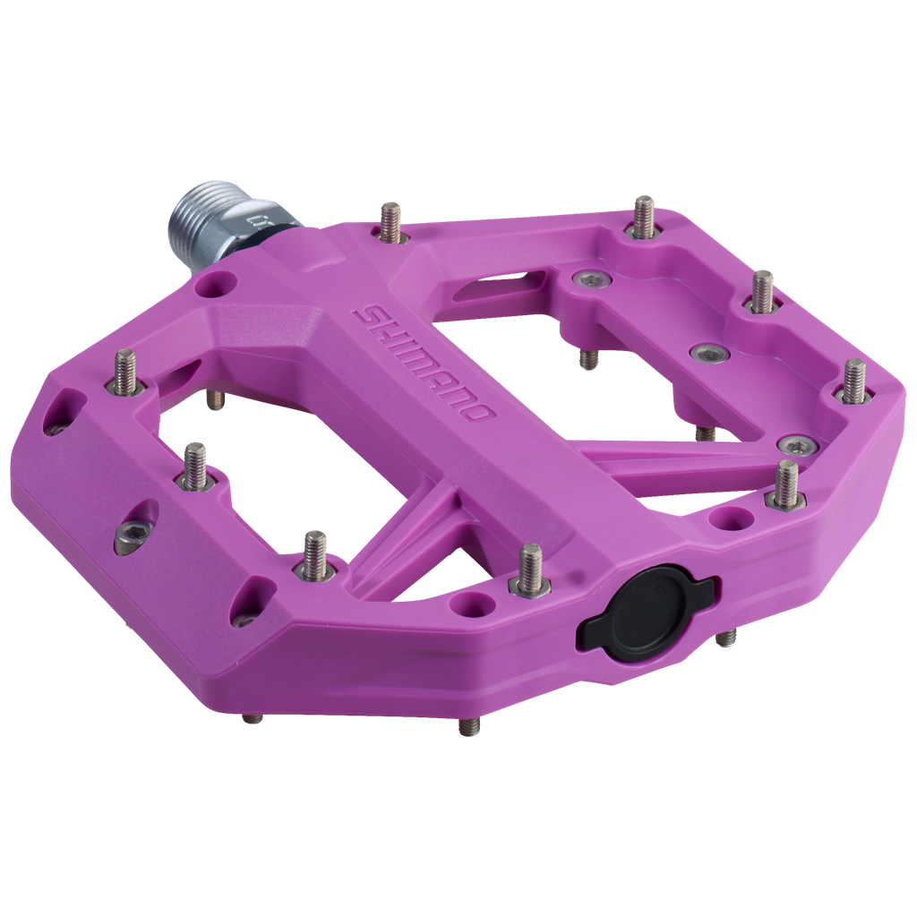 Pedal SHIMANO MTB PD-GR400 flat purple caja SP
