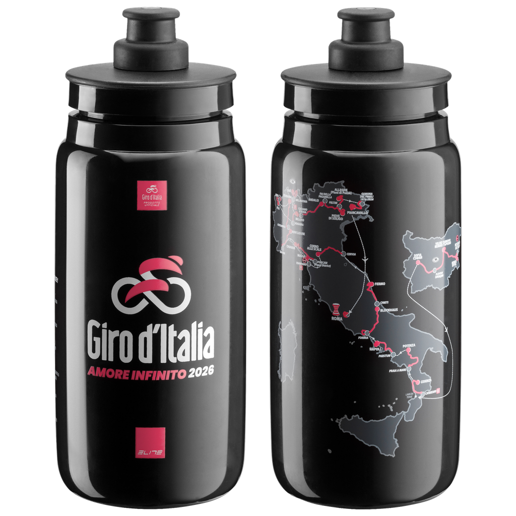 Caramañola ELITE FLY GIRO D'ITALIA MAP black 550ml 2026 016041855