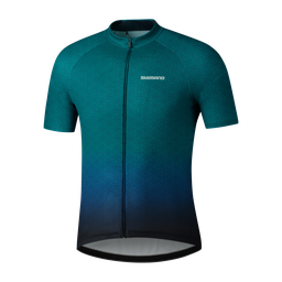 [AI-UNI067] Jersey SHIMANO TEAM Hombre m/corta L Green/Navy