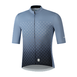 [AI-UNI499] Jersey SHIMANO BREAKAWAY Hombre m/corta L Aqua Blue