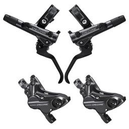 [AI-FRE019] Freno SHIMANO DEORE hidr M6120 mord/cab/magt 100/170mm 4 pistones caja set
