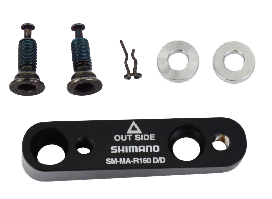 Adaptador SHIMANO MTB/ROAD SM-MA-R160D/D 140 a 160mm FlatMount posterior caja JP