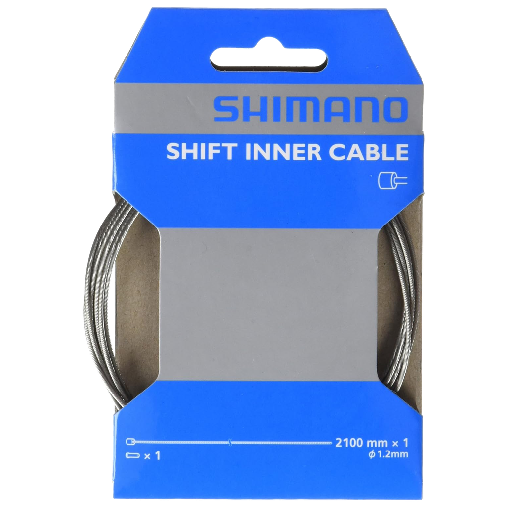 Cable SHIMANO MTB/ROAD cambios  1.2 mm x 2100 mm UNIDAD