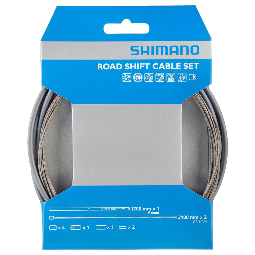 Cables y fundas SHIMANO cambios DURA ACE grey set