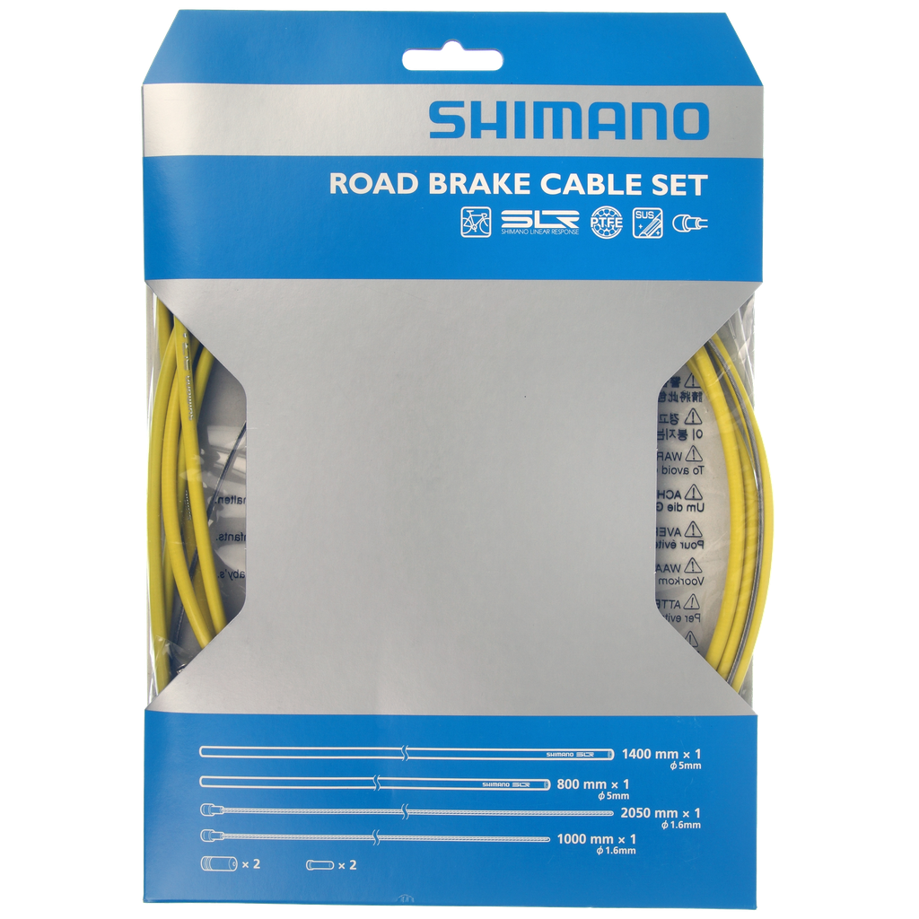 Cables y fundas SHIMANO frenos DURA ACE yellow set
