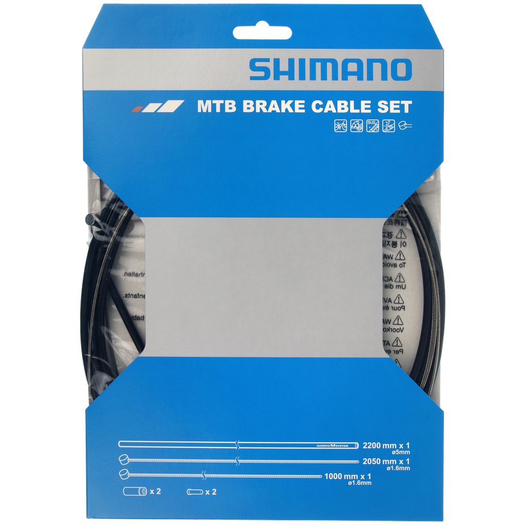 Cables y fundas SHIMANO frenos XTR 2200mmx1 black set JP