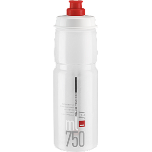 Caramañola ELITE JET clear/red logo 750ml 0190701