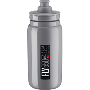 Caramañola ELITE FLY GREY black logo 550ml