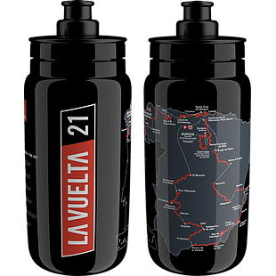 Caramañola ELITE FLY LA VUELTA MAP BLACK new 550ml