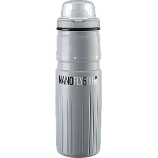 Caramañola ELITE NANOFLY gray/white-black c/tapa 500ml