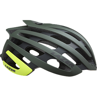 Casco LAZER Z1 CE Matte Dark Green F-Yellow S