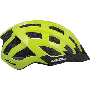 Casco LAZER Compact DLX flash yellow uni size +net+led
