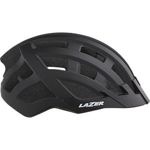 Casco LAZER Compact DLX Matte black LATITUD ZERO uni size+net+led