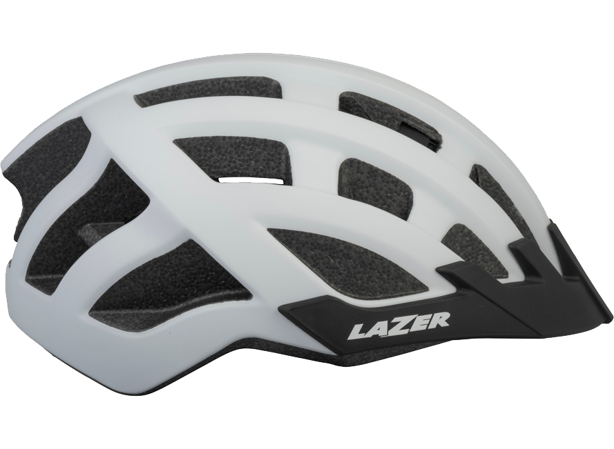 Casco LAZER Compact DLX Matte white uni size +net+led