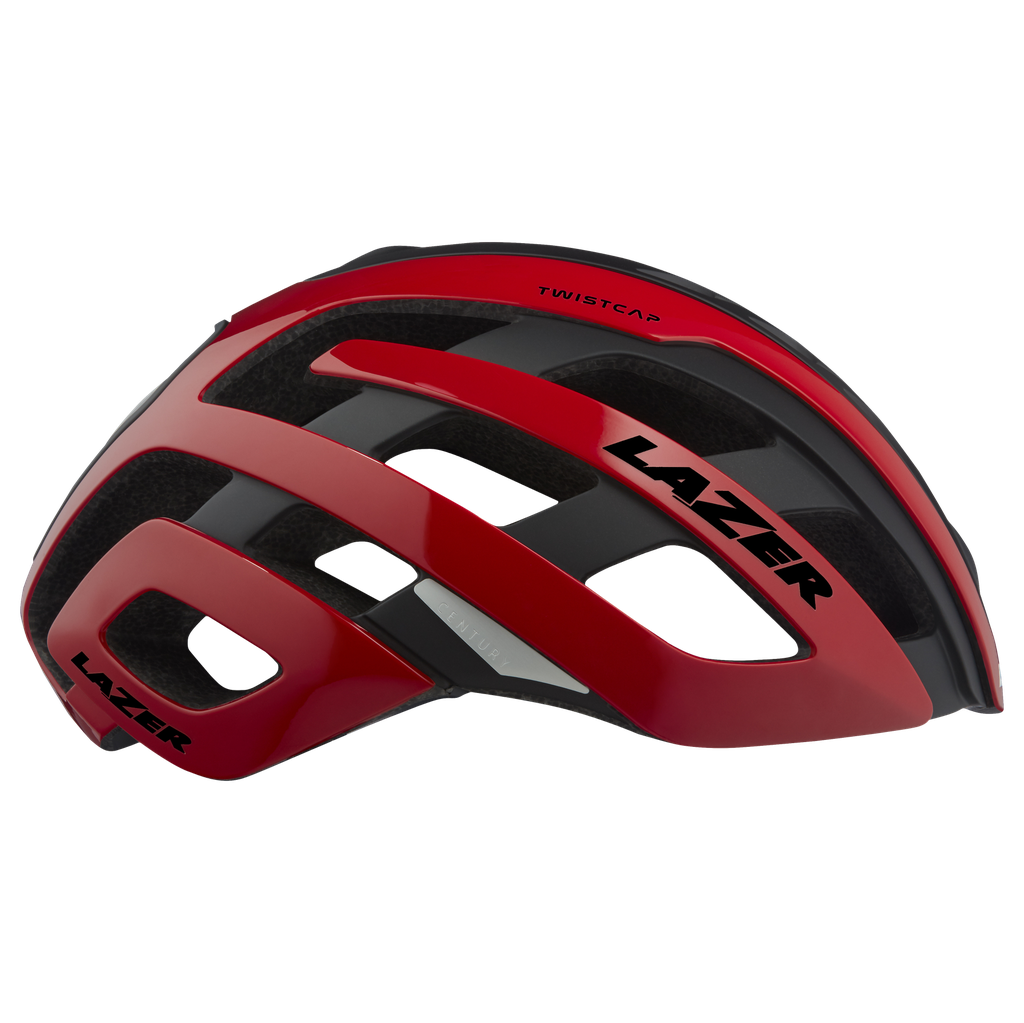 Casco LAZER Century CE Red Black M + led