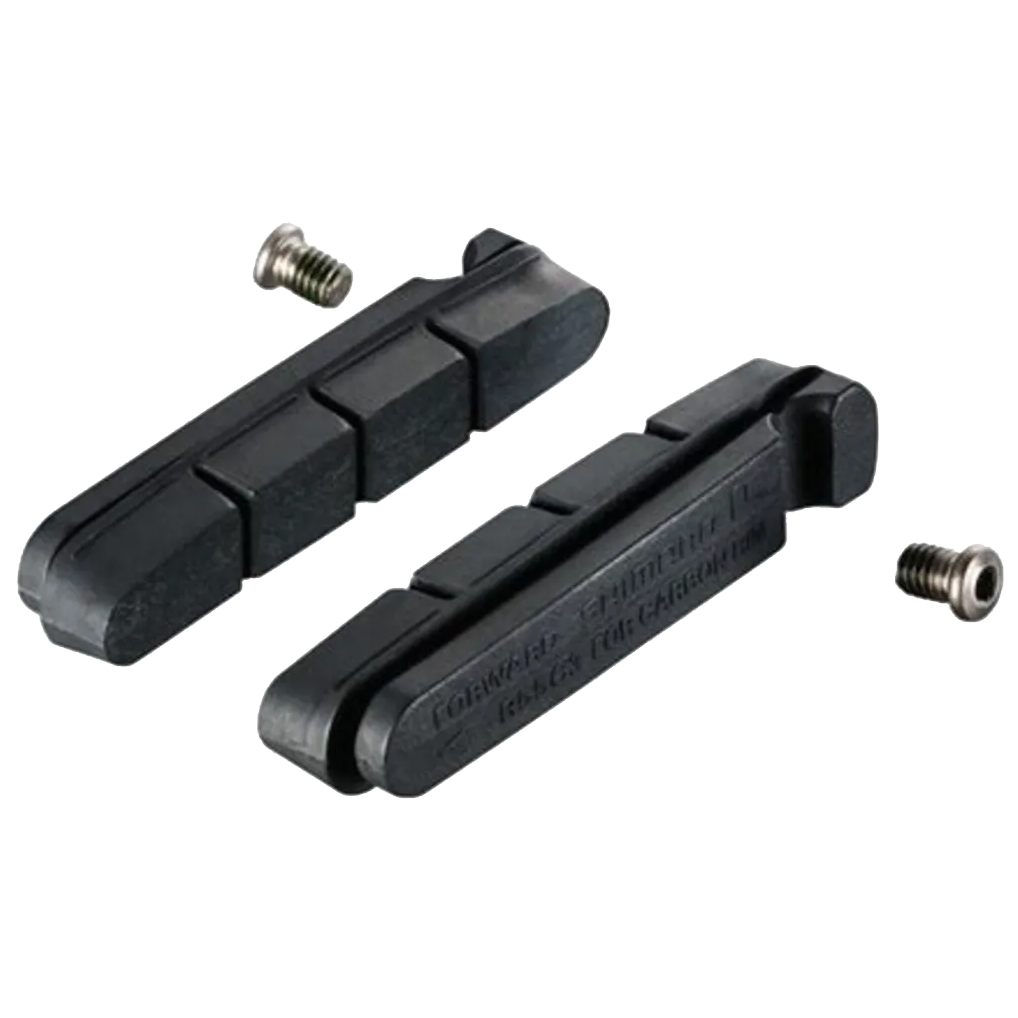 Repuesto SHIMANO caucho de RUTA R55C4 p/aluminio pad suelto par