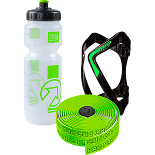 Combipack PRO road LTD caramañola/soporte caramaloña/cinta 3pcs green APRBC0041