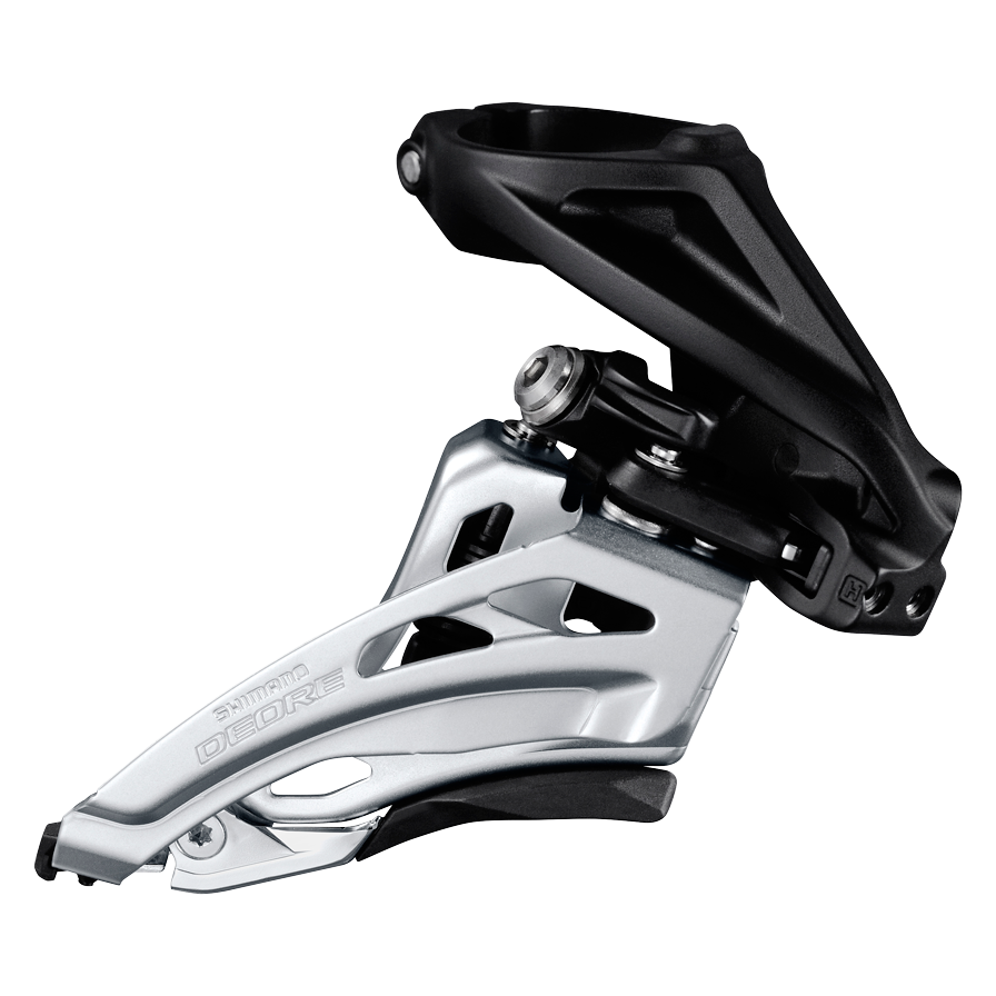 Descarrilador SHIMANO doble DEORE FD-M617-H 34.9mm 10v abraz baja caja JP