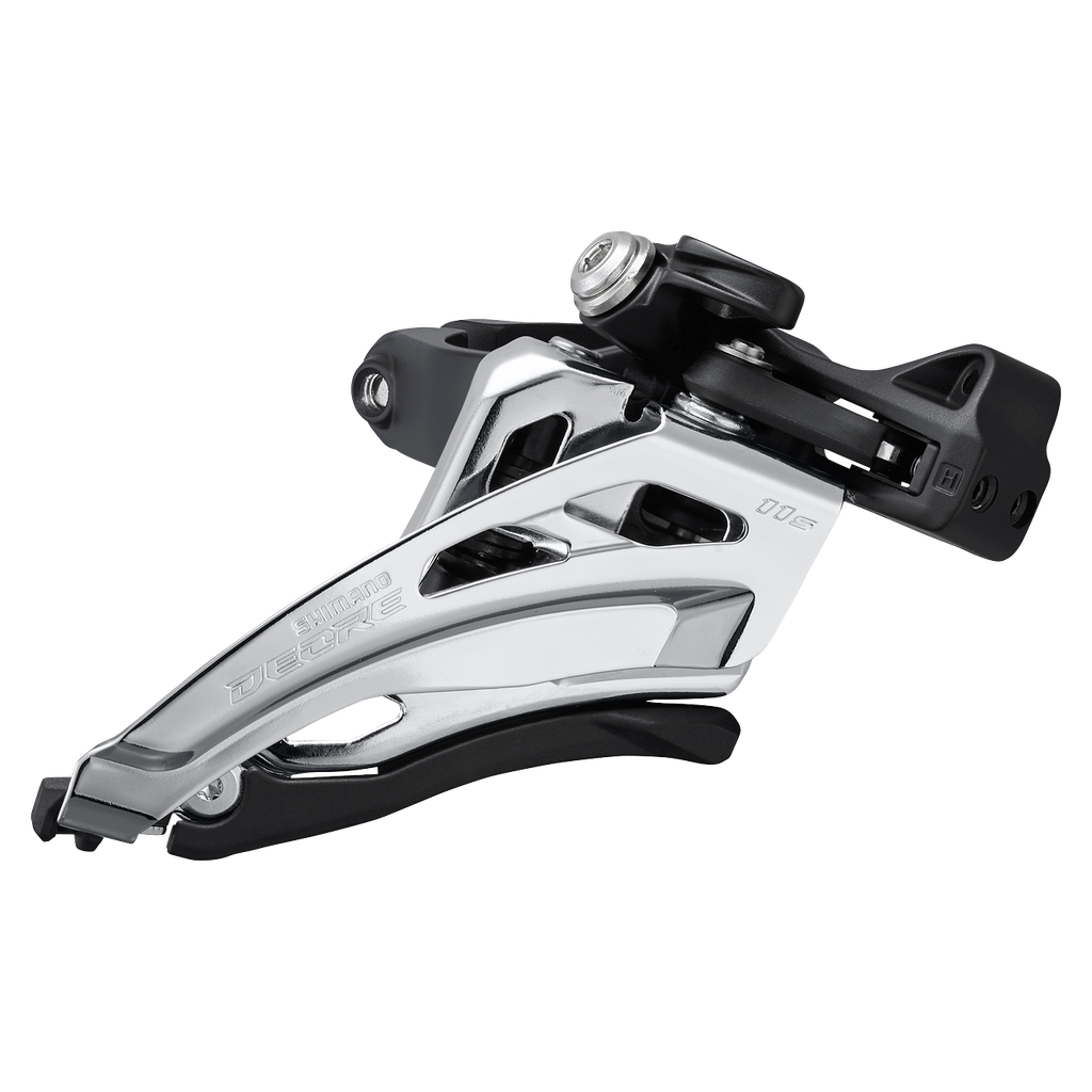 Descarrilador Shimano DEORE doble FD-M5100-M 11V 31,8mm abrazadera FP JP