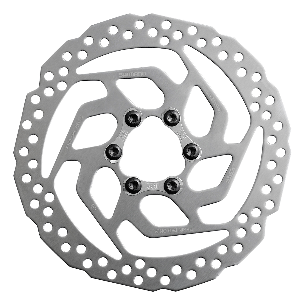 Disco SHIMANO MTB  SM-RT26 S 160mm 6 tornillos funda SP