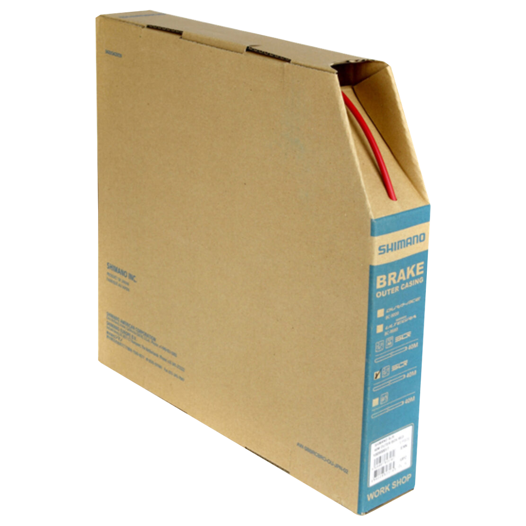 Funda SHIMANO frenos SLR 40m carton red