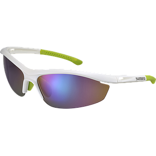 Gafas SHIMANO S20R Metallic white light green