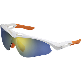 Gafas SHIMANO S50R Metallic white/orange  ECES50RKWD