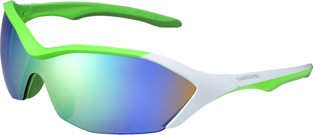 Gafas SHIMANO S71R-PL NEON green/white  ECES71RPLNGMW