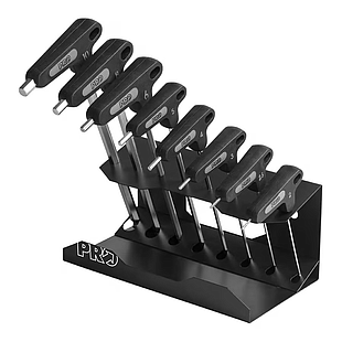 H-PRO Tool T-Wrench 2/2.5/3/4/5/6/8/10 black PRTLB060