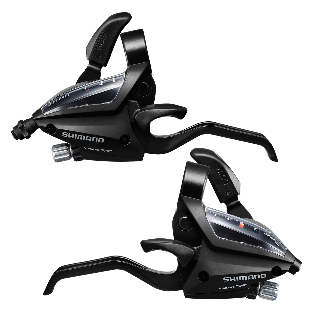 Manilar SHIMANO MTB ALTUS Integr ST-EF500 3x7v s/fundas black set CJX25