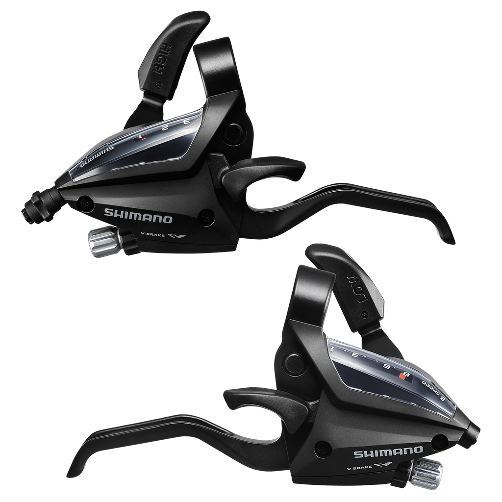 Manilar SHIMANO MTB ALTUS Integr ST-EF500 3x8v s/fundas black set CJX25
