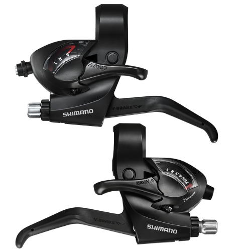 Manilar SHIMANO MTB Integr ST-EF41 3x7v s/fundas black set X10