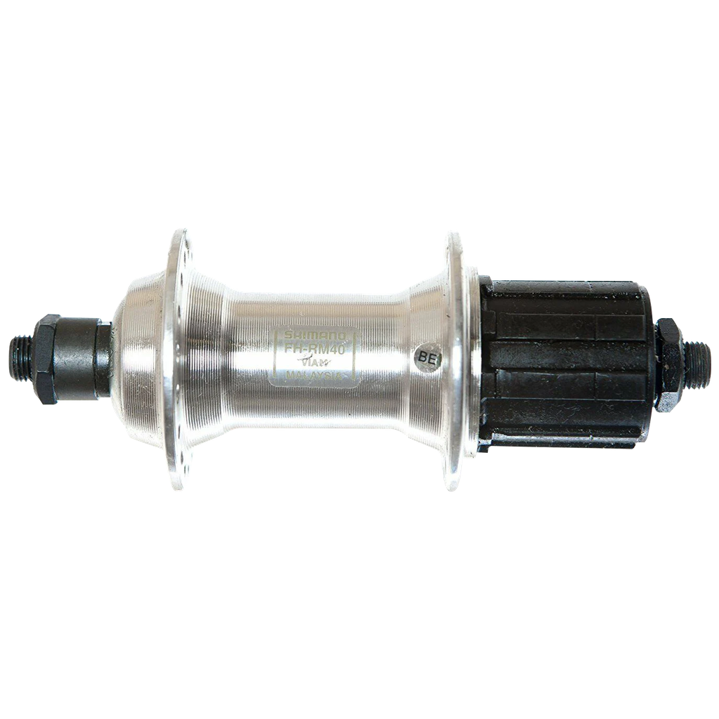Manzana SHIMANO MTB FH-RM40 36H v/brake 8/9v bloq post silver suelto