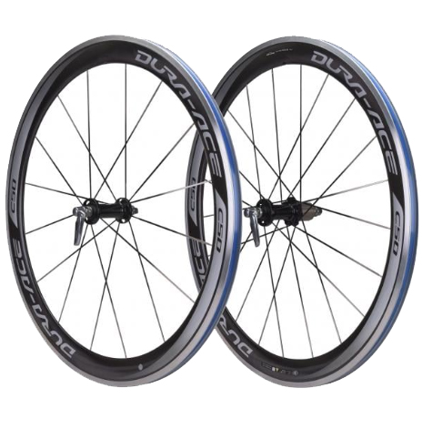 Ruedas SHIMANO 700C DURA ACE WH-9000-C50-CL 11V carbón