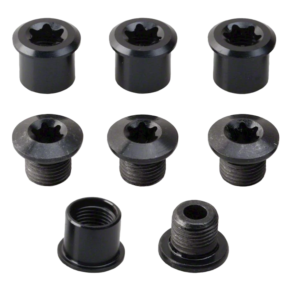 Tornillo y tuerca SHIMANO coronilla doble FC-M985 4sets