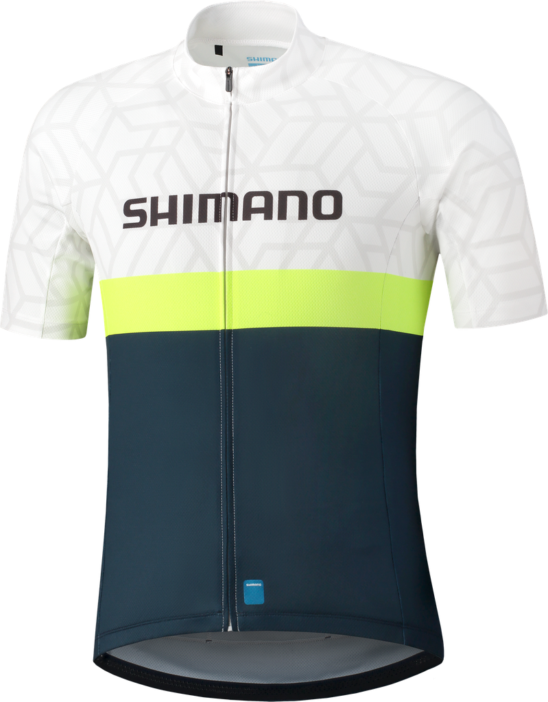 Jersey SHIMANO TEAM Hombre m/corta XS White/Navy
