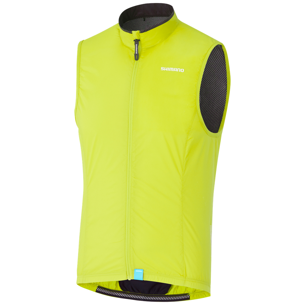 Chaleco SHIMANO COMPACT Hombre rompeviento XS Neon yellow