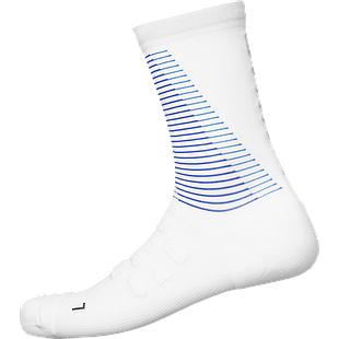 Medias SHIMANO S-PHYRE Tall White/purple S-M (Shoe Size 36-40)