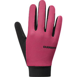 Guante SHIMANO EXPLORER FF Dama d/largo M Red