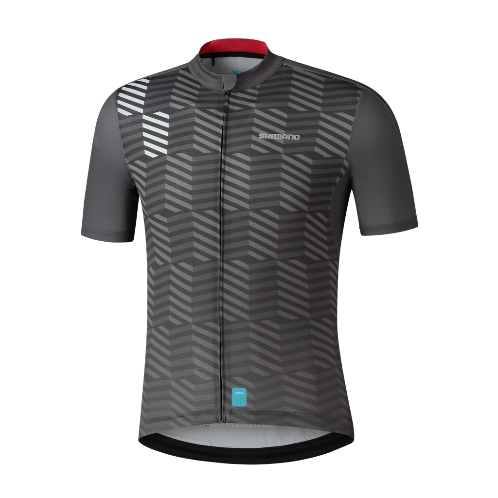 Jersey SHIMANO AEROLITE Hombre m/corta M Dark Gray